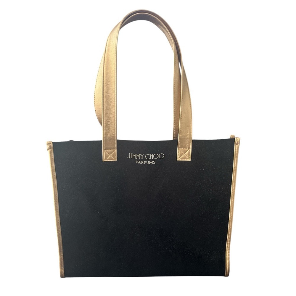 Jimmy Choo perfumes tote black/gold shimmer
